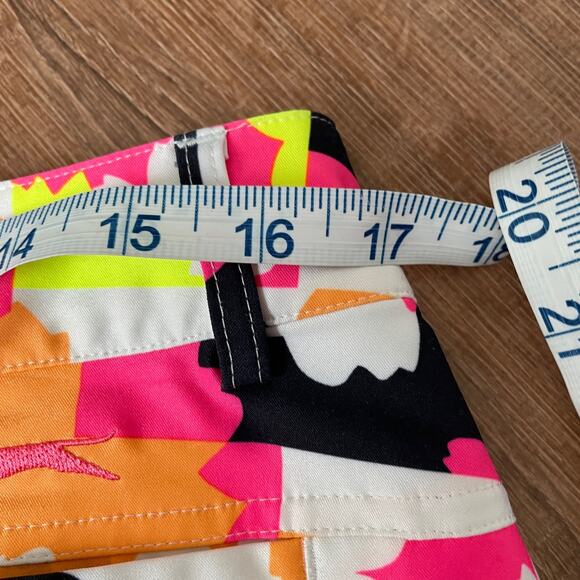 Slazenger Golf Skort in Neon Abstract Print - Picture 11 of 11